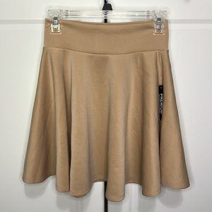 Made By Johnny Women's Basic Versatile Stretchy Flared Mini Skater Skirt S